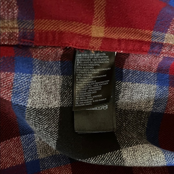 NWOT, The North Face Men's Multicolor Plaid Shirt - Picture 5 of 5